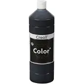 Creall parelmoerverf 250 ml zwart knutselverf voor kinderen.
