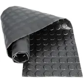 ANRO Rubberen Mat Noppen Zwart 140x200cm – TPE Geurarm Antislip Werkplaatsvloer Garagemat Vloermat