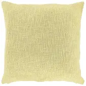 Unique living - Sierkussen Vieve Lemon Yellow -50x50cm