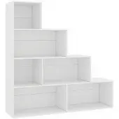 vidaXL Boekenkast/kamerscherm 155x24x160 cm bewerkt hout wit