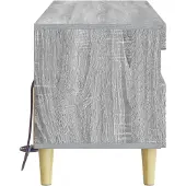 vidaXL LED-TV-kast, Sonoma-grijs, houtvezel