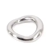 Kiotos Golvende RVS Cockring Voor perfecte fit 40 mm