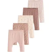 Next - Meisjes - Set van 5 babyleggings - Bruin