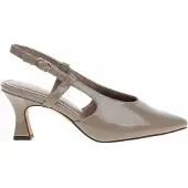 Marco Tozzi pumps met sleehak, beige, maat 36