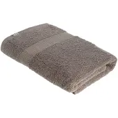 Tendance Serviette de bain 70 x 130 cm 100 % coton taupe