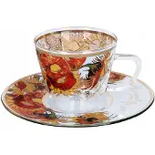 CARMANI Van Gogh Zonnebloemen Espressokop met Schotel -