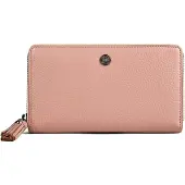 Esquire portemonnee Virginia Zip Around Wallet Rose zalmroze