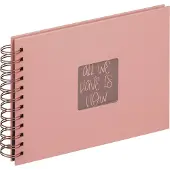 Walther design SA-109-PF Fun - Spiraal album - Formaat 23 x 17 cm - Peach Fuzz