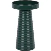 Present Time - Kandelaar Catania Ribbed - Groen - 11x11x19,5 cm