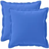 vidaXL Kussen met kussen HOUTEN 2 st Koninklijk Blauw Polyester