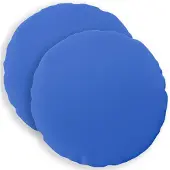vidaXL Kussen met kussen HEERLEN 2 st Koninklijk Blauw Polyester