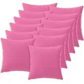 vidaXL Kussen met kussen HEERLEN 12 st Roze Polyester