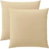 vidaXL Kussen met kussen HEERLEN 2 st Beige Polyester