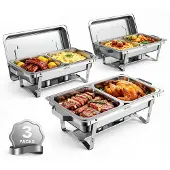 Vevor Chafing Dish 3-delige set