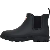 Hunter Zwarte Downpour Chelsea Insulated laarzen (39), Plat, Geen, Casual, PVC FRU0010262