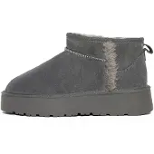 Gooce Boots 'Wizz' taupe / donkergrijs