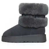 Gooce Boots 'MARA' donkergrijs