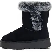 Gooce Boots 'ALISSA' grijs / zwart