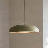 LINDBY Hanglamp Florie, groen, Woon-/ Eetkamer, metaal, Modern, hanglamp