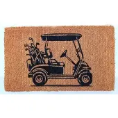 Mars & More Deurmat Kokos handgeweven golfkar 75cm