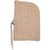 Pieces Pcnambi Kabelgebreid Bivakmuts Dames Bruin ONE SIZE
