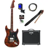 Fazley Inferno ST elektrische gitaar starterset met modeling combo