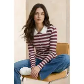 Trendyol TRENDYOLMİLLA Dames Meerkleurig Gestreept Lang Getailleerd Blouses