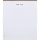 Meyco Baby Hello World wieglaken - taupe - 75x100cm - 0.3 TOG