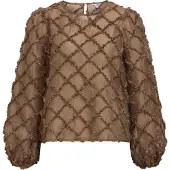 Object Top Luisa Bruin dames