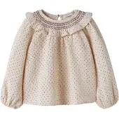 Lil´ Atelier Blouse beige / bourgogne