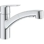 GROHE QuickFix Start - Keukenkraan met uittrekbare handdouche, chroom 1012400000