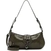 Tamaris schoudertas Marina Snake Shoulder Bag Oliv olijfgroen