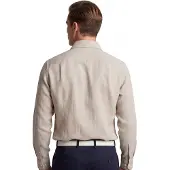 John Miller Overhemd beige katoen normale fit