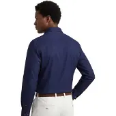 Eton overhemd contemporary fit navy signature twill katoen