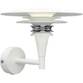 BELID Diablo wandlamp Ø20 cm Matwit-chroom