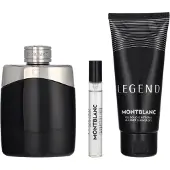 Mont Blanc Legend voor Heren, Eau de Toilette, 100 ml + Eau de Toilette, mini formaat, 7,5 ml + Verzorgingsproduct voor huid en haar, 100 ml (voor mannen)