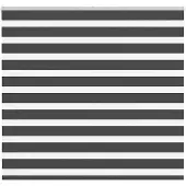 vidaXL Dubbele rolgordijn, zwart, 165x150 cm, stofbreedte 160,9 cm, polyester