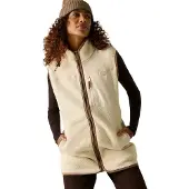 Regatta Borg longline bodywarmer voor dames (Lichte vanille/mokka)