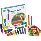 Learning Resources houten rekenstaafjes educatief speelgoed - Cuisenaire Rods. - 3+