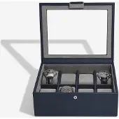 SmartaSaker Marineblauw Horlogedoos voor 8 Horloges