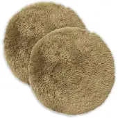 vidaXL Kussen 2 st HEERLEN Lichtgrijs Ø 40 cm PV Fleece