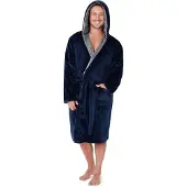 CityComfort Luxe Herenbadjas met Capuchon - Superzacht Fleece
