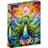 Enjoy Puzzle Peacock Majesty Puzzel (1000 stukjes)