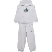 Adidas Originals Joggingpak lichtgrijs / groen / lila / zwart