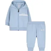 BOSS Fleece-trainingspak voor baby's (Blauw)