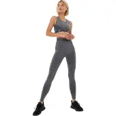 Everlast Naadloze leggings met logo voor dames (Houtskool)