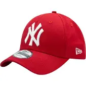 New Era Volwassen unisex New York Yankees Baseballpet (Rood/Wit)