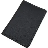 Myledershop MJ-Design Buffalo Leren Pasjeshouder met RFID/NFC Bescherming (Zwart)