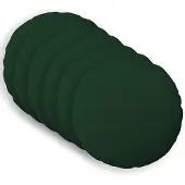 vidaXL Kussensloop 6 st HEERLEN Donkergroen Diam. 40 cm Stof