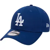 New Era Unisex 9Forty LA Dodgers-baseballpet voor volwassenen (Koningsblauw/Wit)